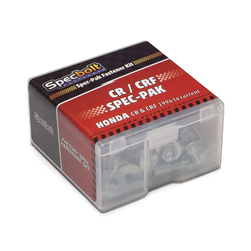Specbolt Fasteners Brand Spec-Pak fits CR CRF Fastener Kit CR125 CR250 CR500 CRF150 CRF250 CFR450 1996 to Current. XR XL CRF-F - Image 1